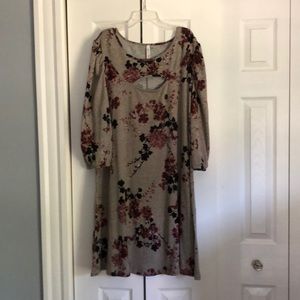 Floral Sweater Dress